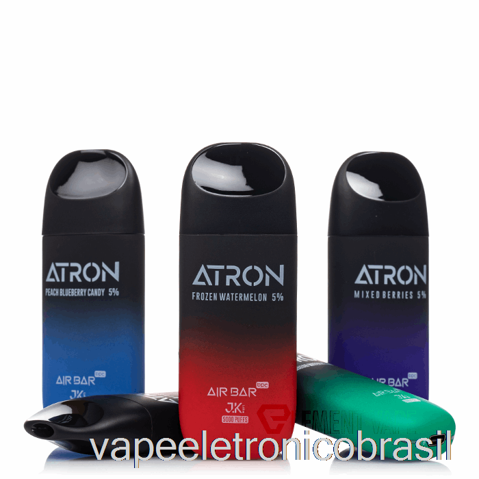 Vape Recarregável Air Bar Atron 5000 Descartável Transparente